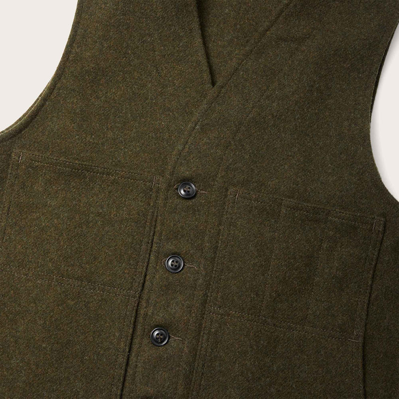 Mackinaw wool vest by Filson | Forest green (Green)