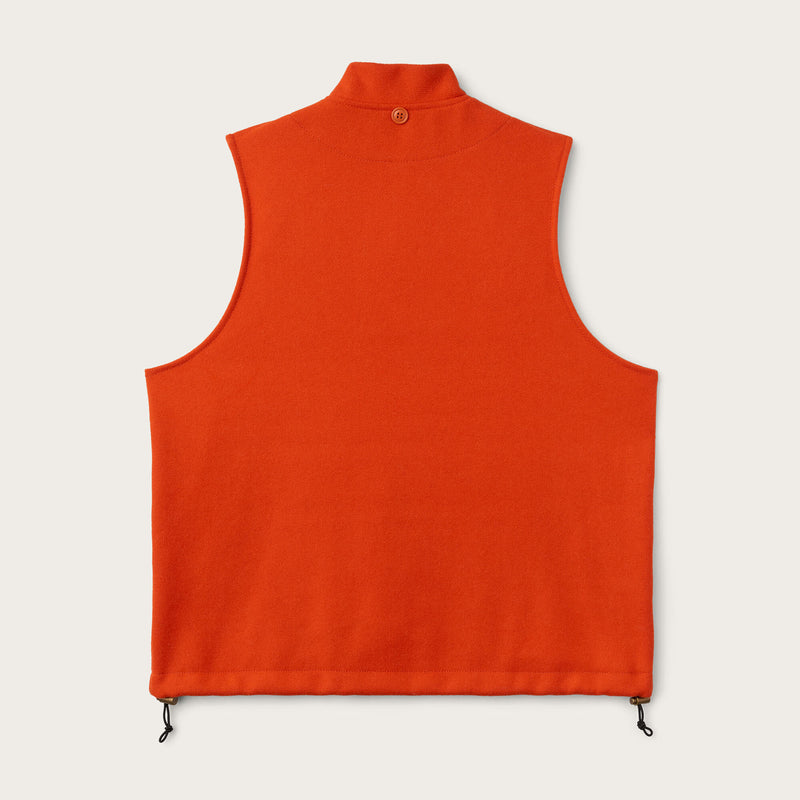Mackinaw wool vest liner by Filson | Flame (Orange)