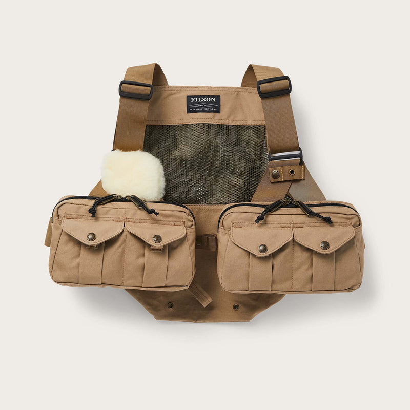 Mesh fishing strap vest par Filson | Dark tan (Beige)