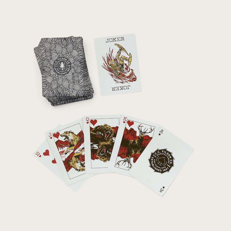 Playing cards by Filson | Black (Black)