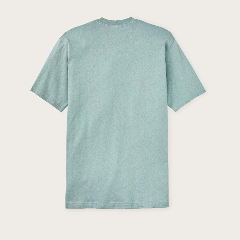 Pioneer pocket t-shirt par Filson | Lead (Blue)