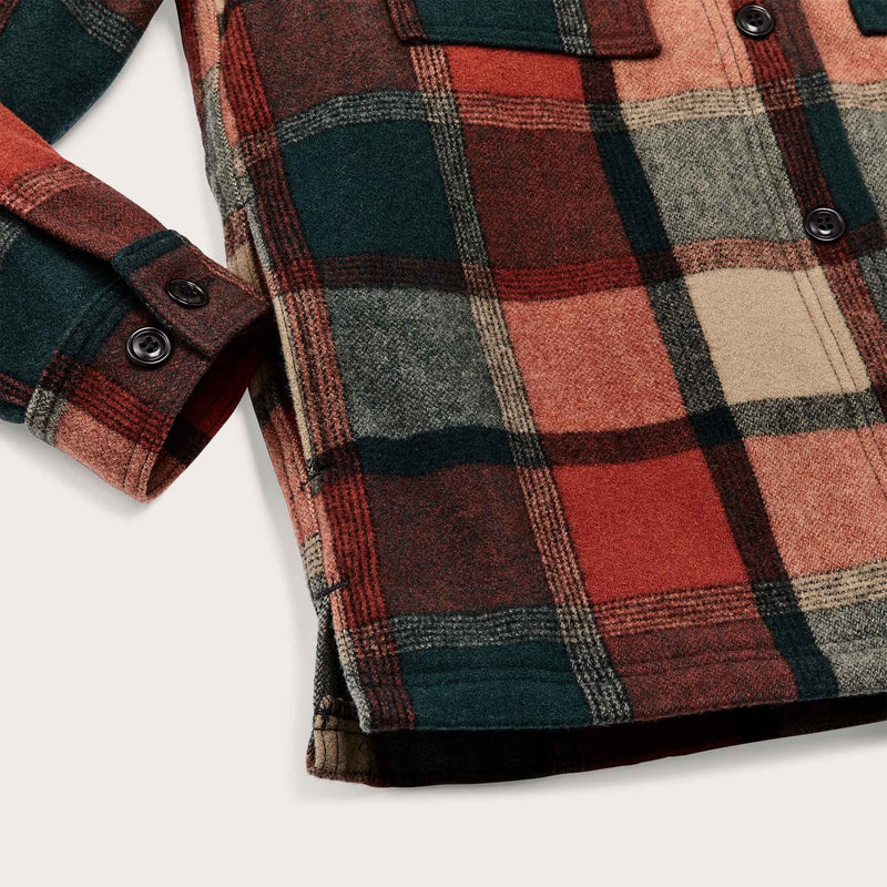 Women's wool jac-shirt by Filson | Amber - spruce plaid (Multicolour)