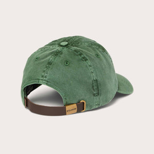 Washed low-profile cap by Filson | Dark green bear (Green)