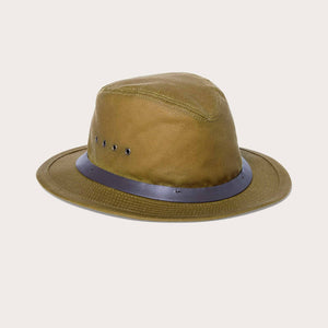 Tin cloth packer hat by Filson | Dark tan (Beige)