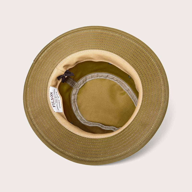 Tin cloth packer hat by Filson | Dark tan (Beige)