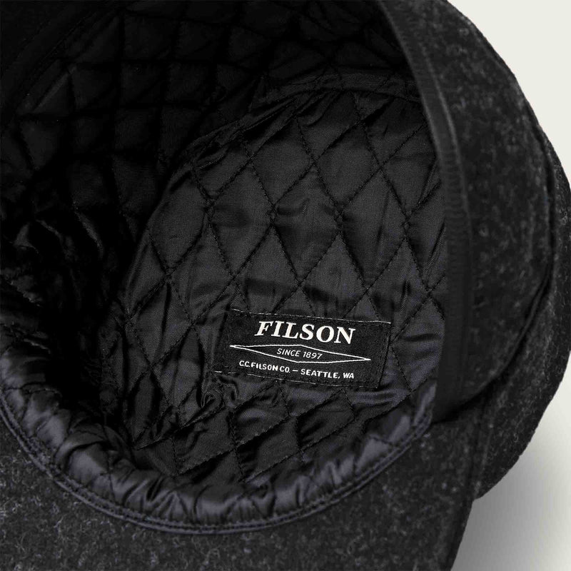 Mackinaw wool cap by Filson | Charcoal (Grey)