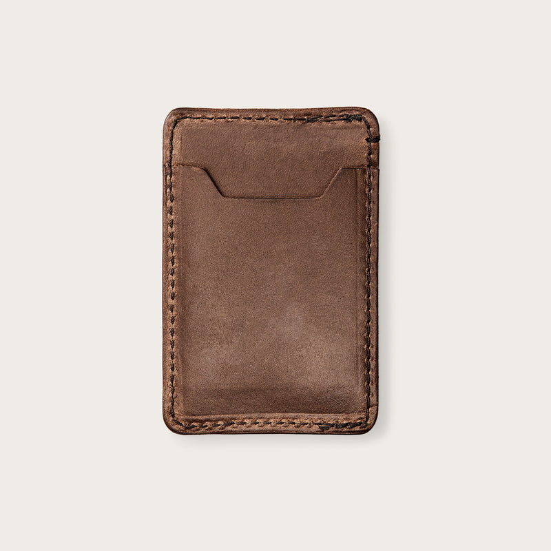Filson leather card case by Filson | Natural brown (Brown)