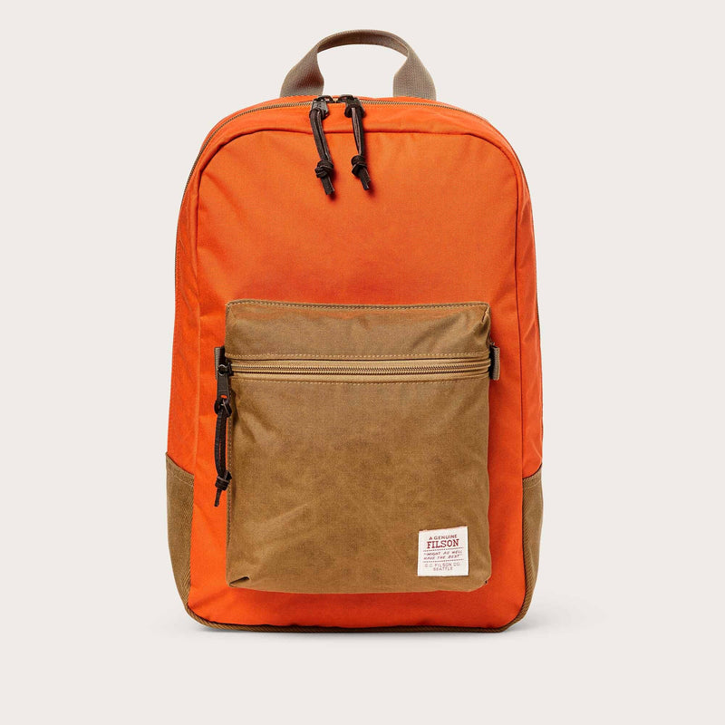 Surveyor 25l backpack by Filson | Dark tan / flame (Orange)