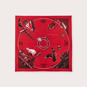 Great outdoors bandana by Filson | Red / outdoorsman (Red)