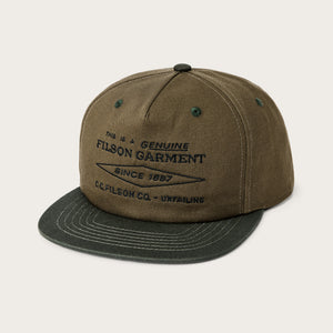 Diamond trucker cap by Filson | Olive (Green)