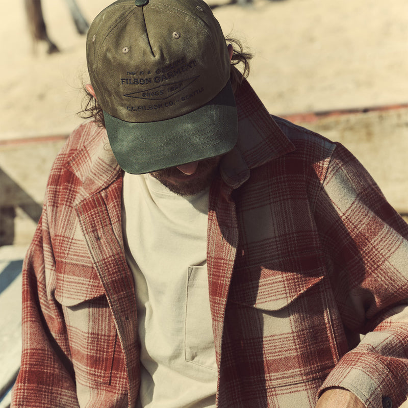 Diamond trucker cap by Filson | Olive (Green)