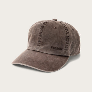 Washed low-profile logger cap by Filson | Washed brown (Brown)