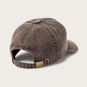Washed low-profile logger cap by Filson | Washed brown (Brown)