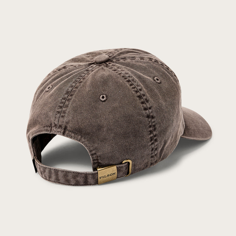 Washed low-profile logger cap by Filson | Washed brown (Brown)