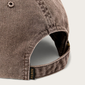 Washed low-profile logger cap by Filson | Washed brown (Brown)