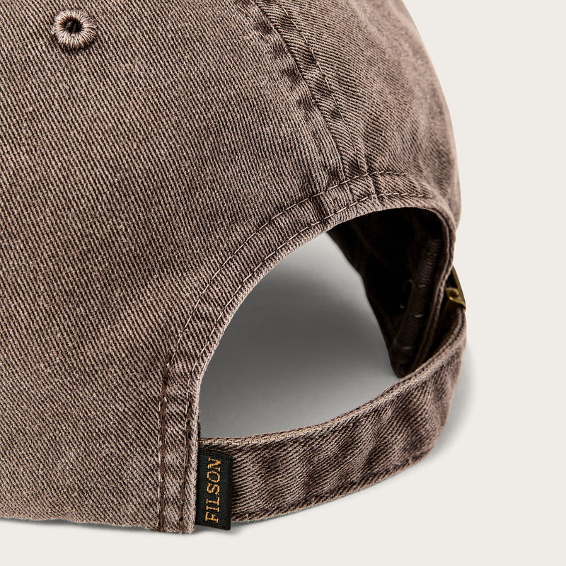 Washed low-profile logger cap by Filson | Washed brown (Brown)