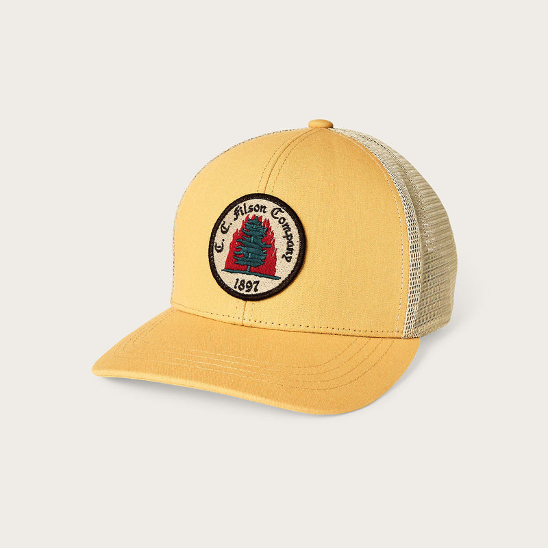 Wildfire logger mesh cap by Filson | Vintage gold (Yellow)