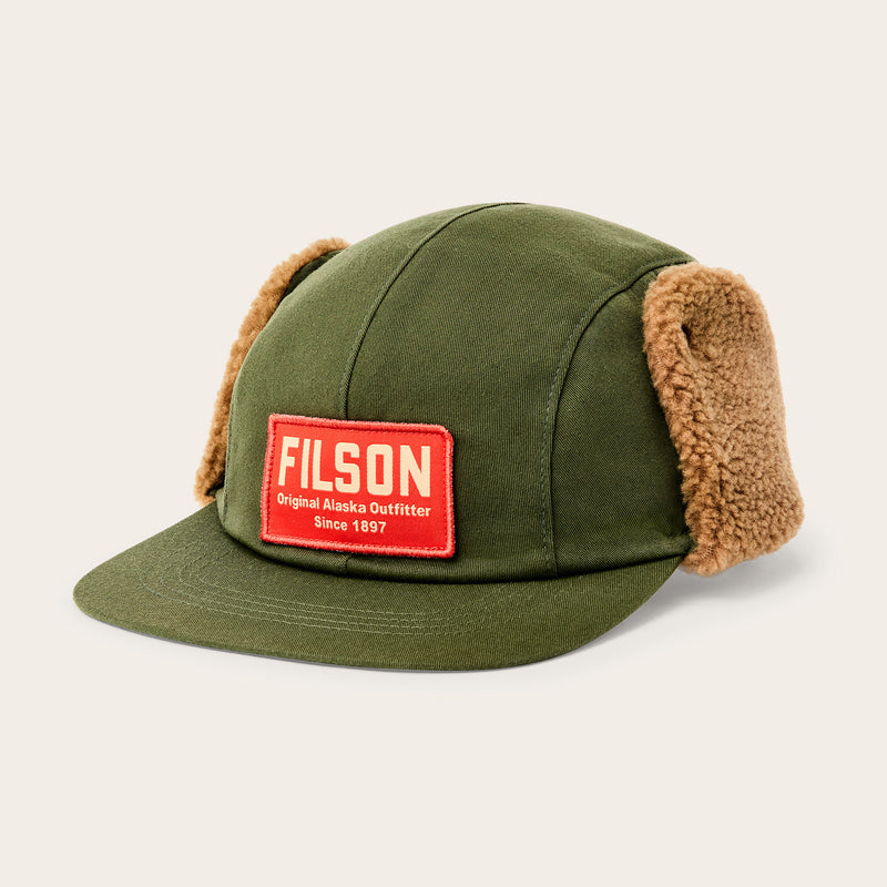 Fleece-lined flap cap by Filson | Otter green (Green)