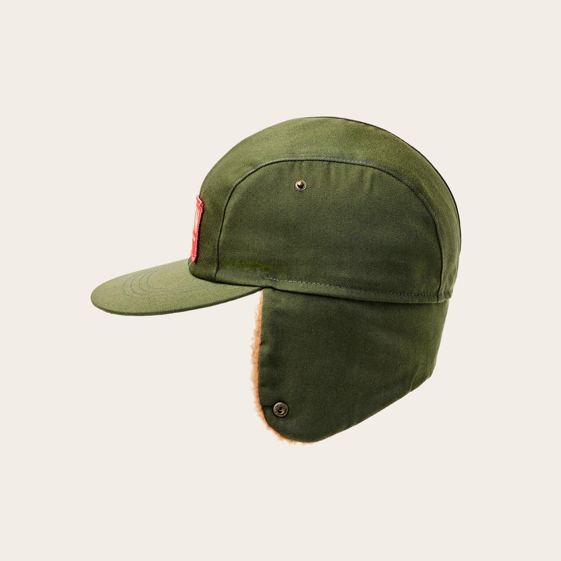 Fleece-lined flap cap by Filson | Otter green (Green)