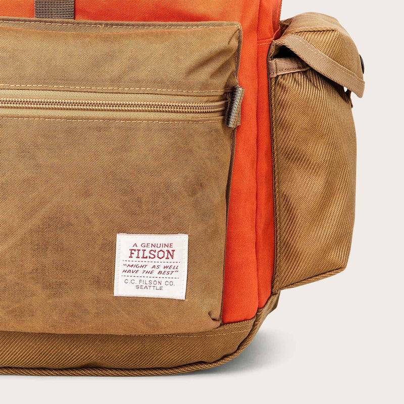 Surveyor 36l backpack by Filson | Dark tan / flame (Orange)