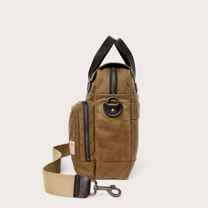 24 hour tin cloth briefcase by Filson | Dark tan (Beige)