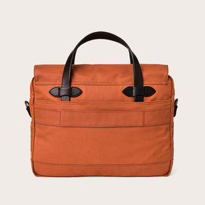 24 hour tin cloth briefcase by Filson | Rust (Red)