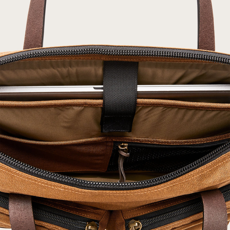 Dryden briefcase by Filson | Whiskey (Beige)