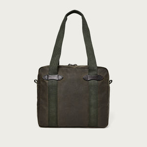 Tin cloth zipper tote bag by Filson | Otter green (Green)