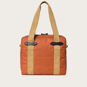 Tin cloth zipper tote bag by Filson | Rust (Red)