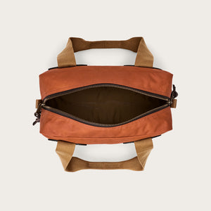 Tin cloth zipper tote bag by Filson | Rust (Red)