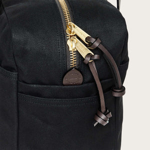 Rugged twill tote bag with zipper by Filson | Black (Black)