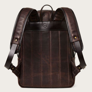 Heritage leather journeyman backpack par Filson | Ballard brown (Brown)