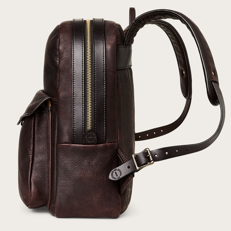 Heritage leather journeyman backpack par Filson | Ballard brown (Brown)