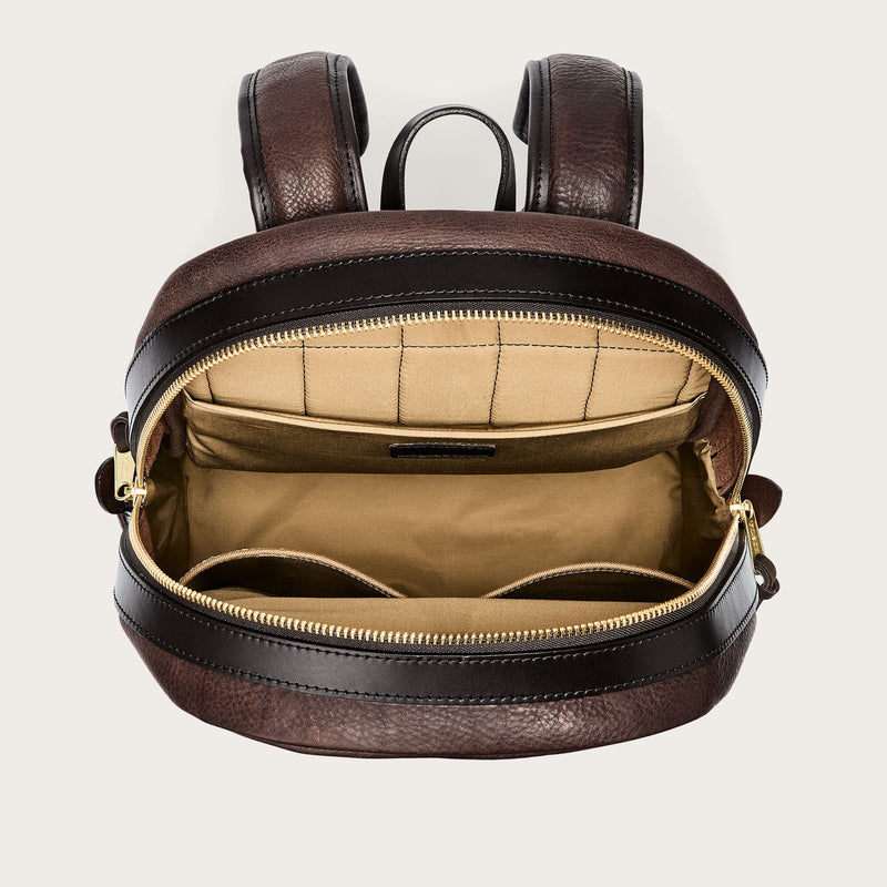 Heritage leather journeyman backpack par Filson | Ballard brown (Brown)