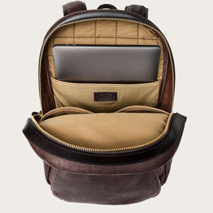 Heritage leather journeyman backpack par Filson | Ballard brown (Brown)