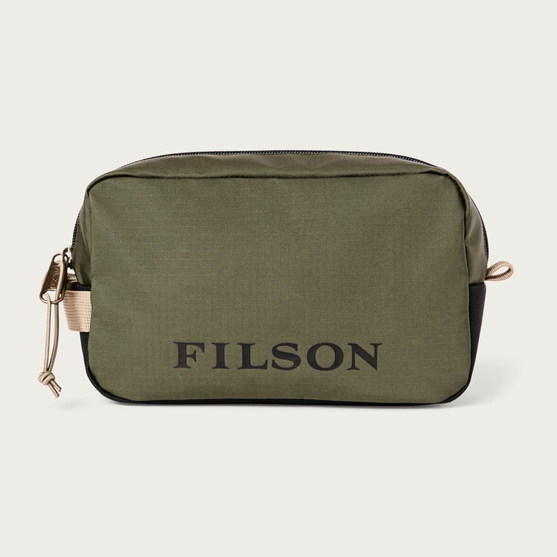 All-weather travel pack by Filson | Olive / black / cove (Green)