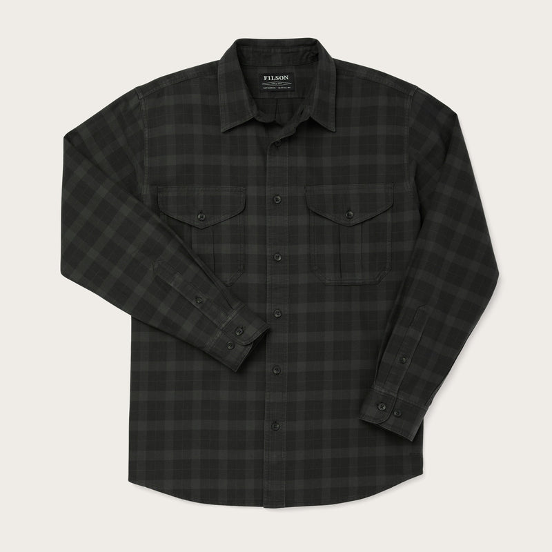 Lightweight alaskan guide shirt by Filson | Fadded black dark gr (Grey)