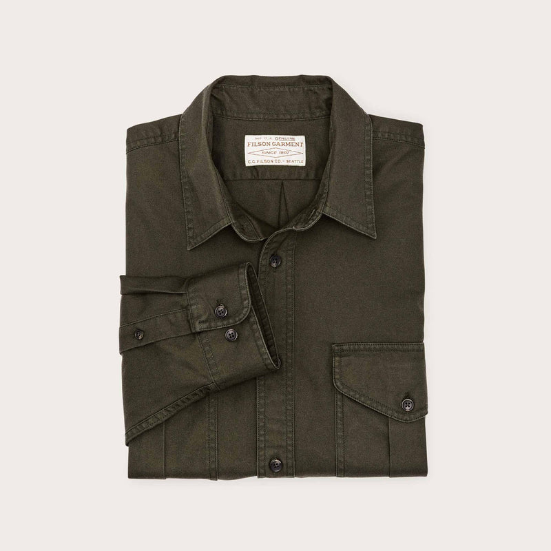 Lightweight alaskan guide shirt by Filson | Dark olive (Green)