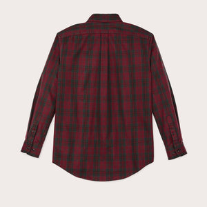 Lightweight alaskan guide shirt by Filson | Green / red plaid (Red)