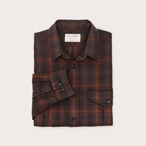 Lightweight alaskan guide shirt by Filson | Rust / brown / blue (Brown)