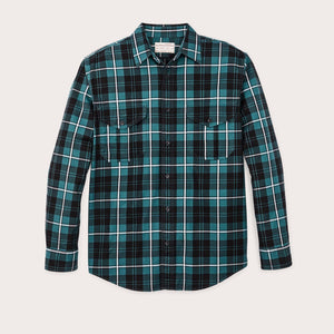 Lightweight alaskan guide shirt by Filson | Petrol / black / whi (Blue)