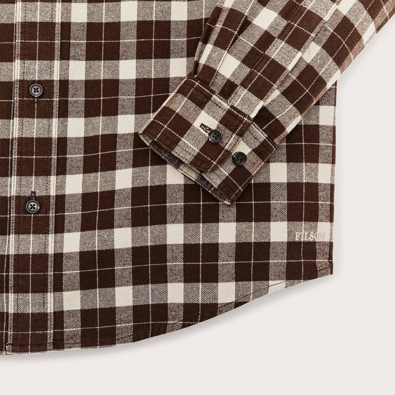 Alaskan guide shirt by Filson | Brown / cream plaid (Brown)