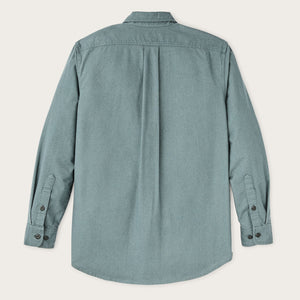 Field flannel shirt par Filson | Balsam green (Blue)