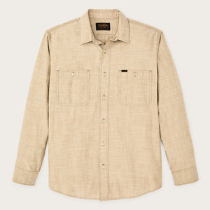 Chambray cpo shirt by Filson | Tan (Beige)