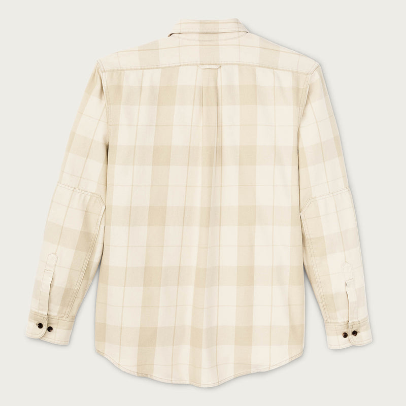 Vintage wash alaskan guide shirt by Filson | Sand / stone plaid (Beige)