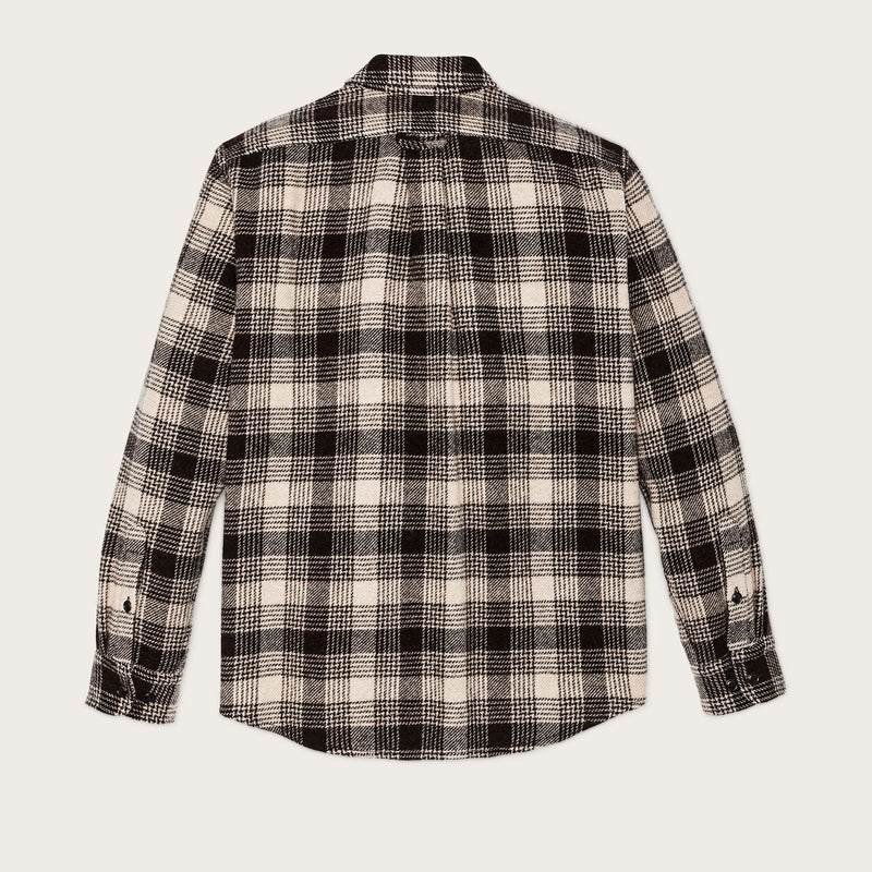 Northwest wool shirt by Filson | Cream / brown plaid (Brown)