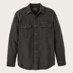Vintage flannel work shirt by Filson | Charcoal (Black)