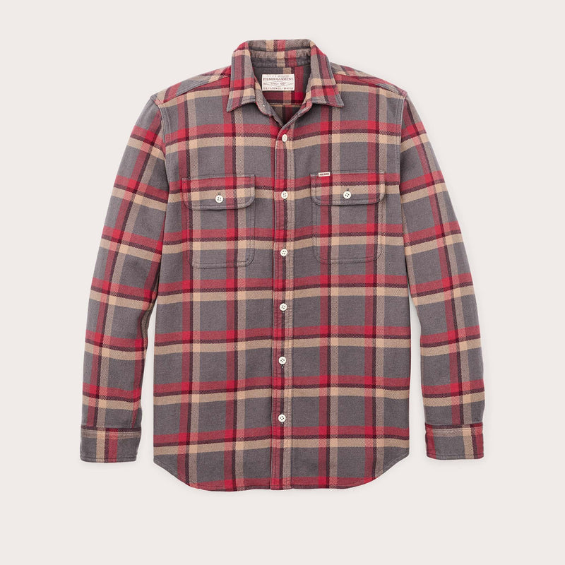 Vintage flannel work shirt by Filson | Gray / red / multi p (Multicolor)