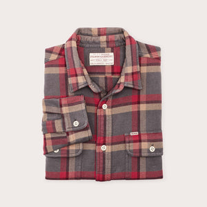 Vintage flannel work shirt by Filson | Gray / red / multi p (Multicolor)