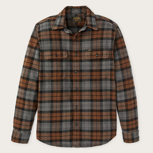 Vintage flannel work shirt by Filson | Brown / charcoal pla (Brown)